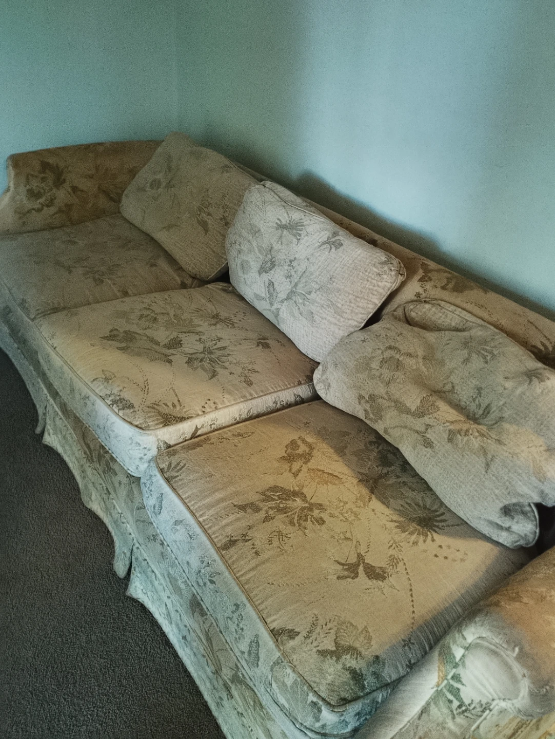 Vintage Floral Sofa