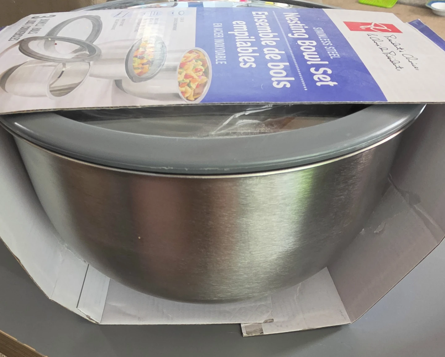 PC Stainless Steel Nesting Bowl Set - 3 Bowls. New! - photo 2