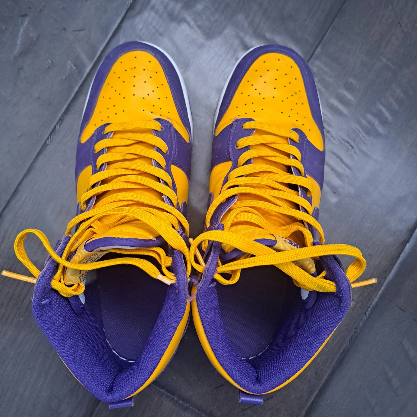 Nike Dunk High Lakers - photo 4