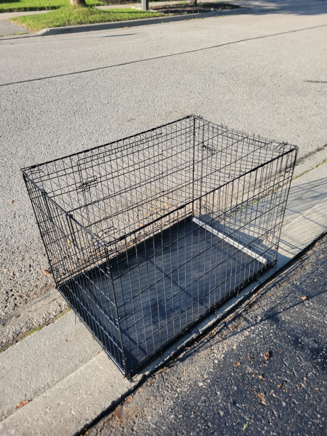 Wire Dog Crate with Tray 42"