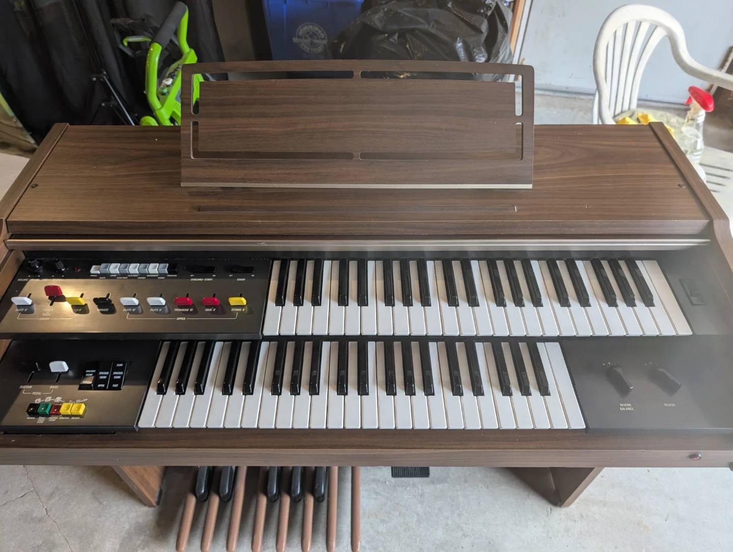 Yamaha electone bk-4 electric organ - photo 4