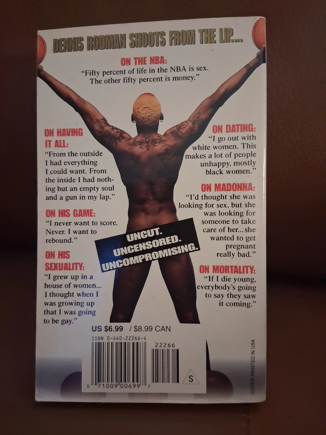 Dennis Rodmans Book - Bad As I Wanna Be - photo 2