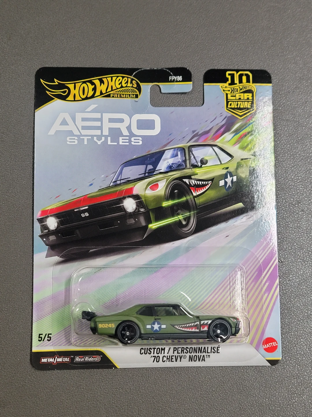 Hot Wheels Premium '70 Chevy Nova Aero Styles