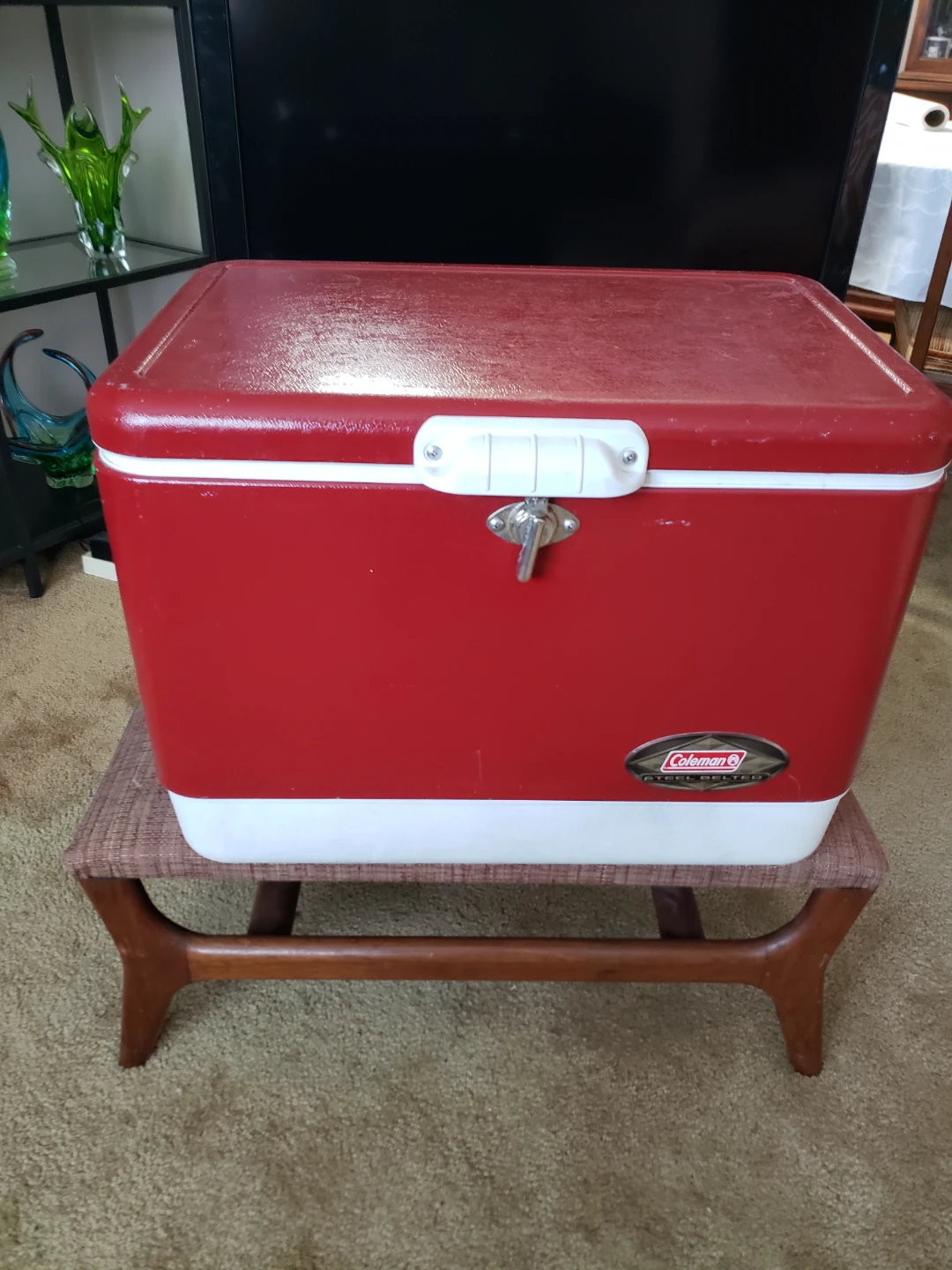 Coleman Cooler vintage . Made in Witcheta, Kanas