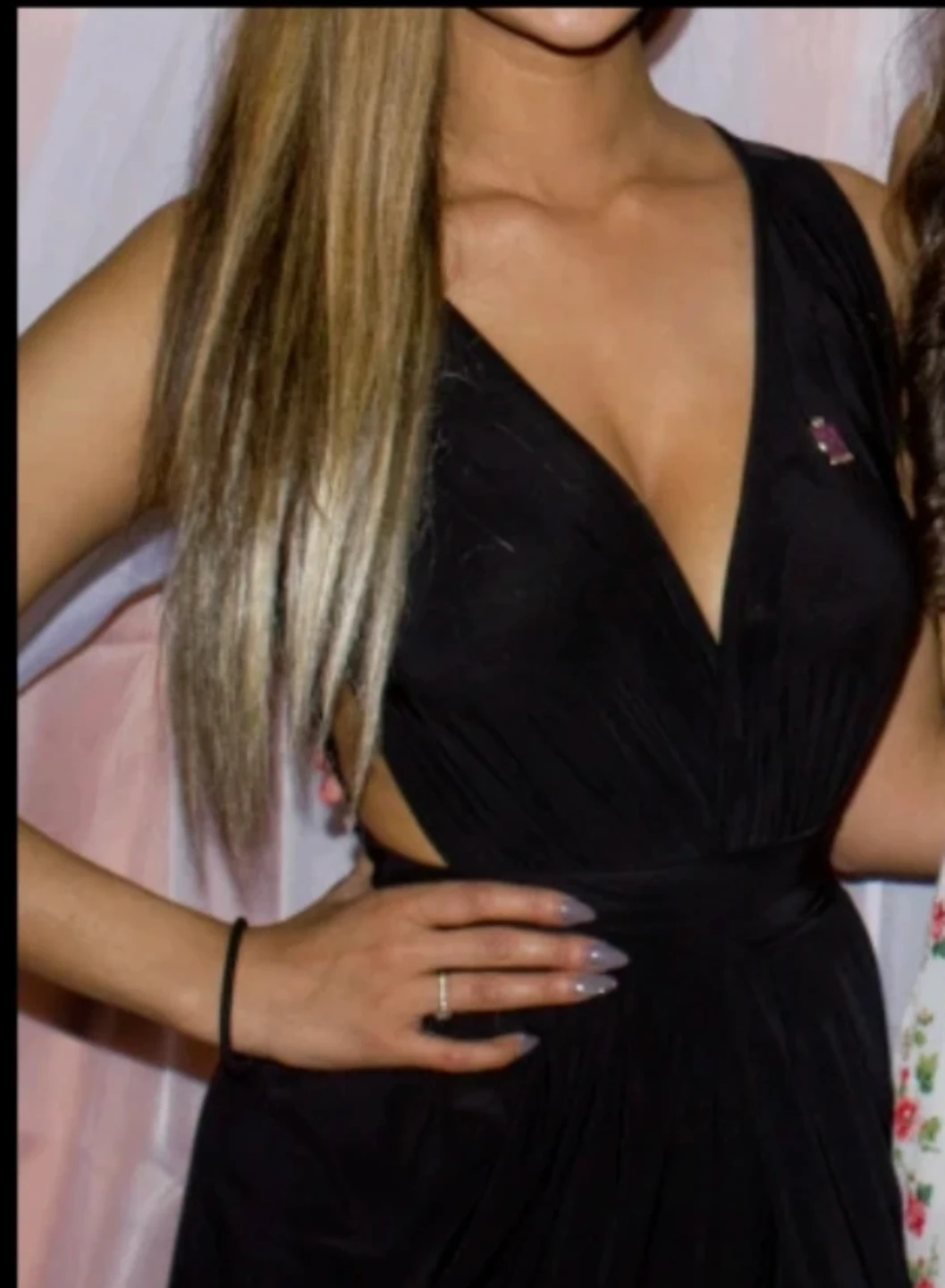 Women's Black Maxi Dress - photo 3