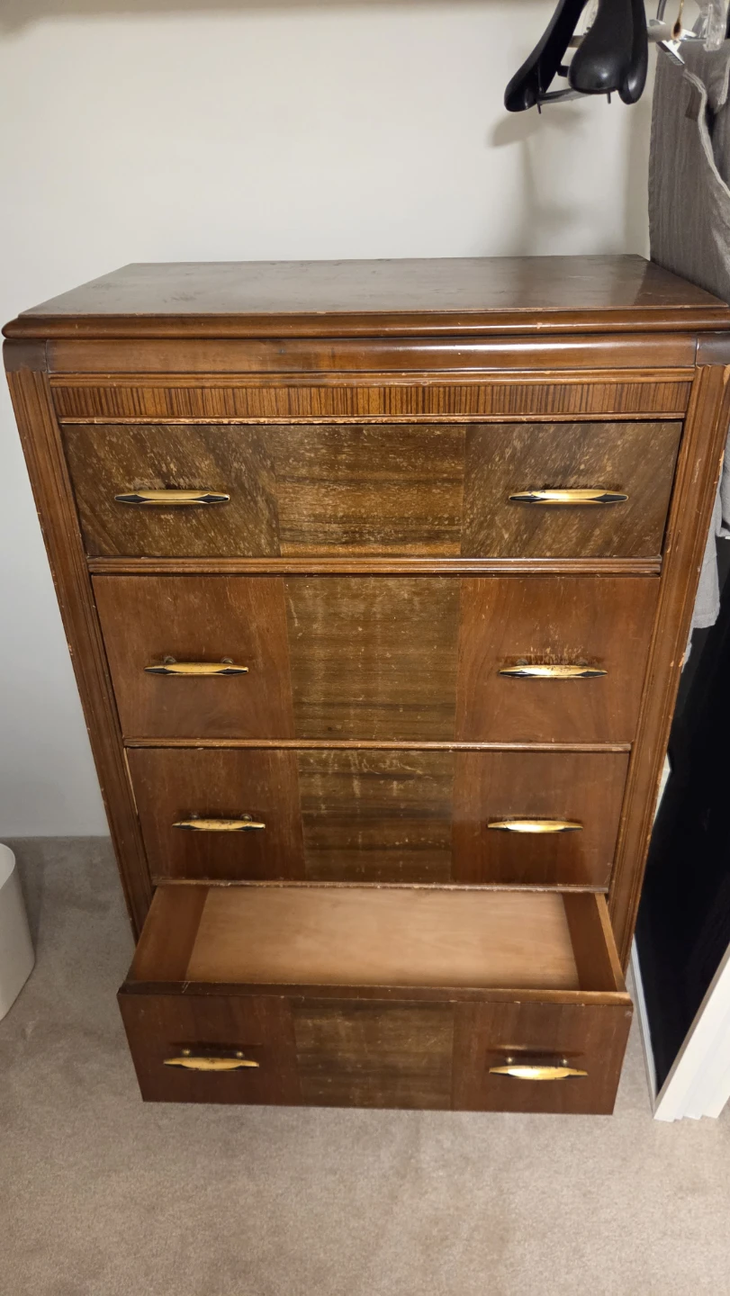 Vintage Wood Dresser