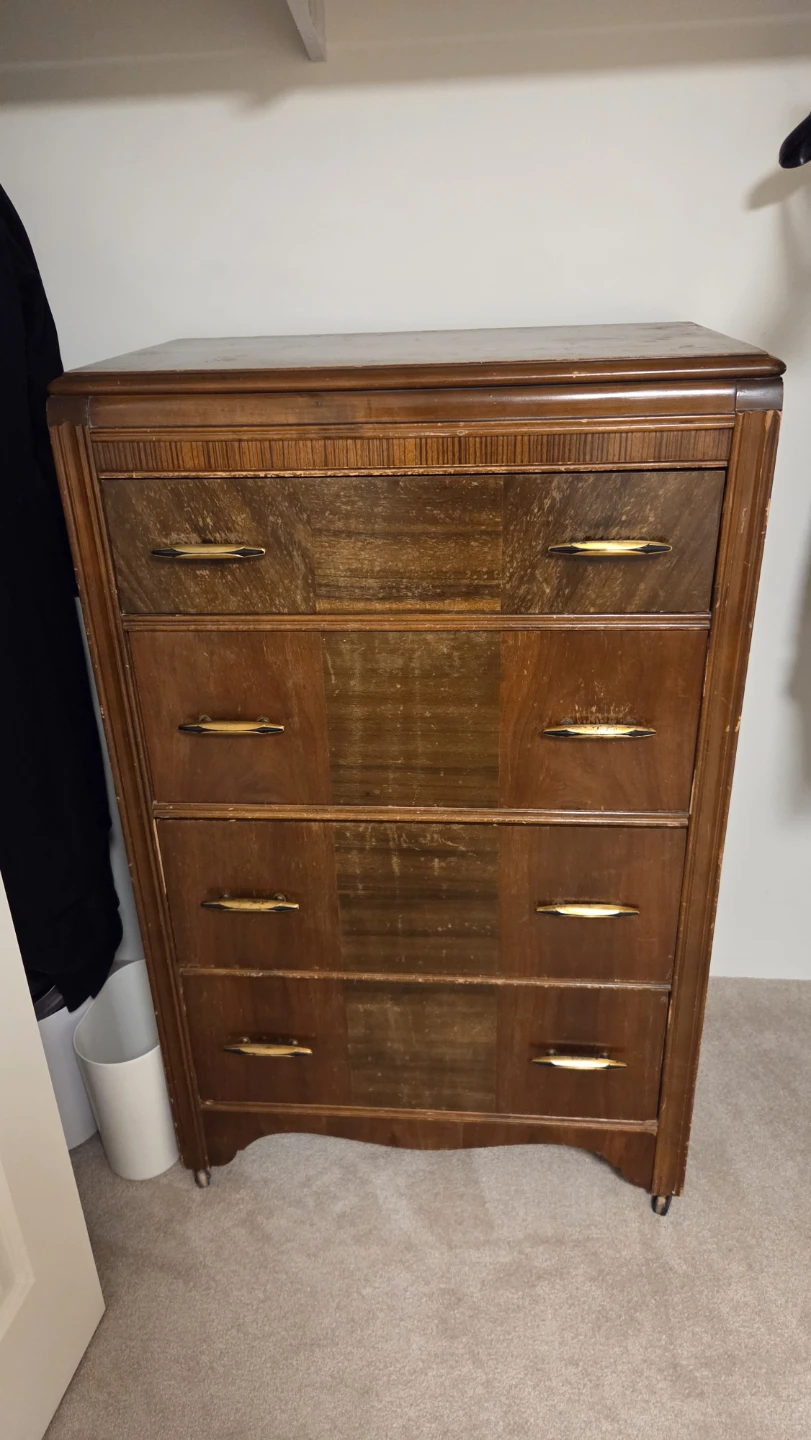 Vintage Wood Dresser - photo 3