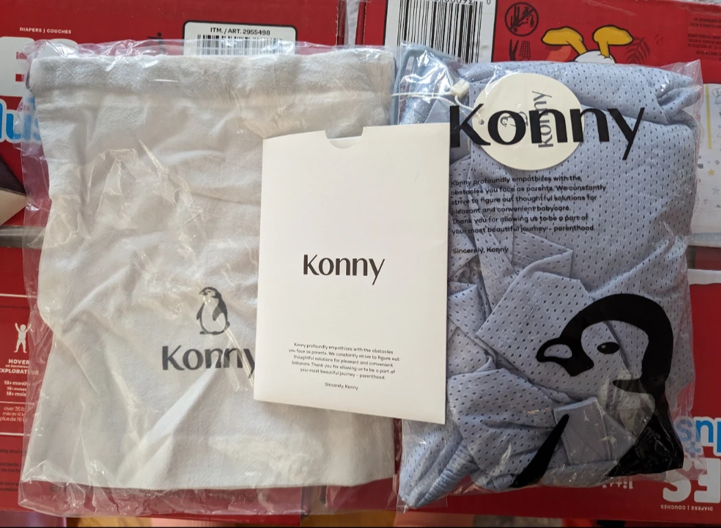 Konny Baby Carrier Flex Summer M-L Pale Blue