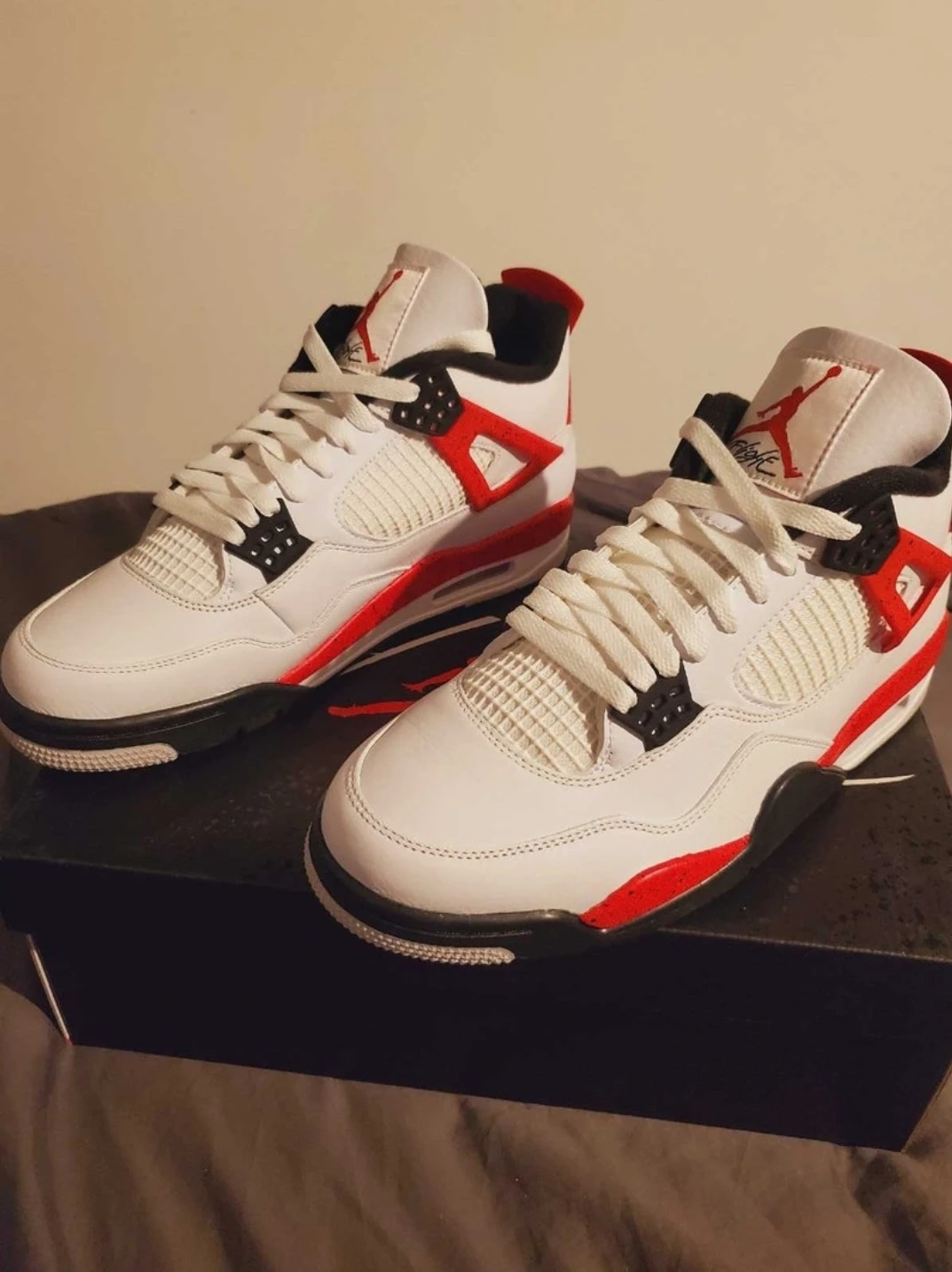 Jordan 4s "red cement" - photo 5