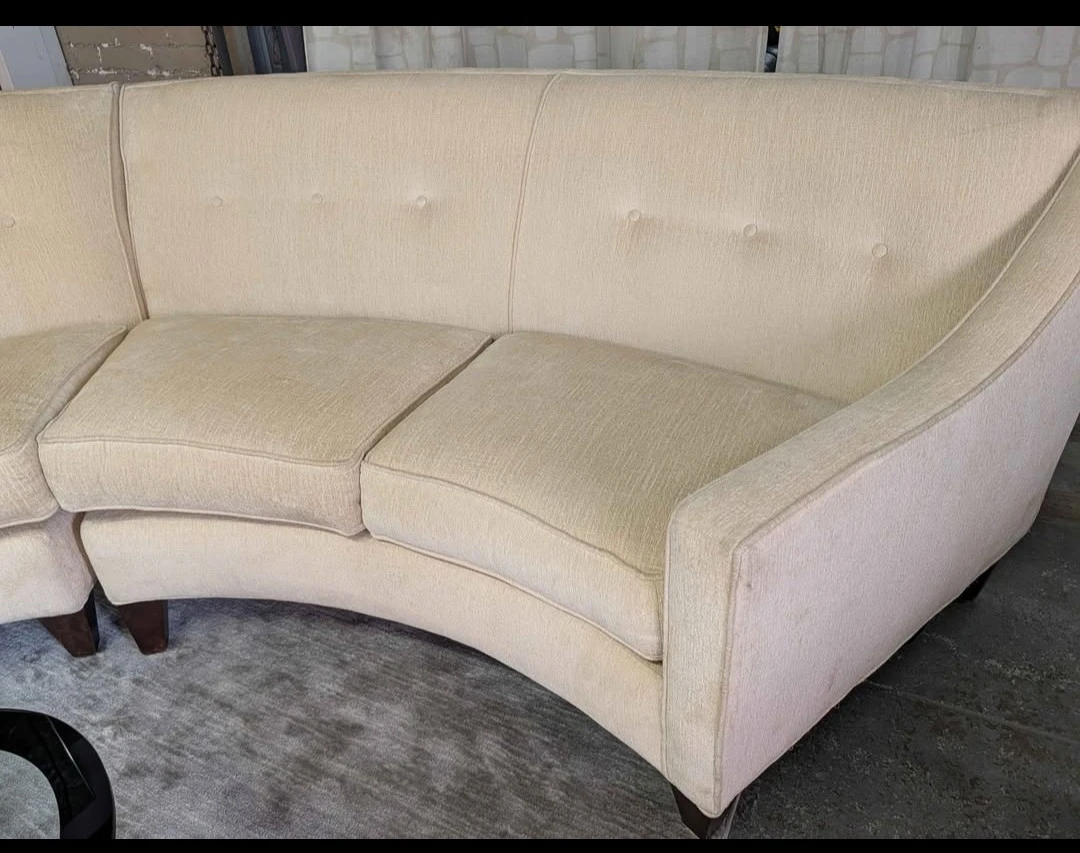 ROWE FURNITURE CURVED MODULAR SECTIONAL - MID-CENTURY STYLE - photo 2