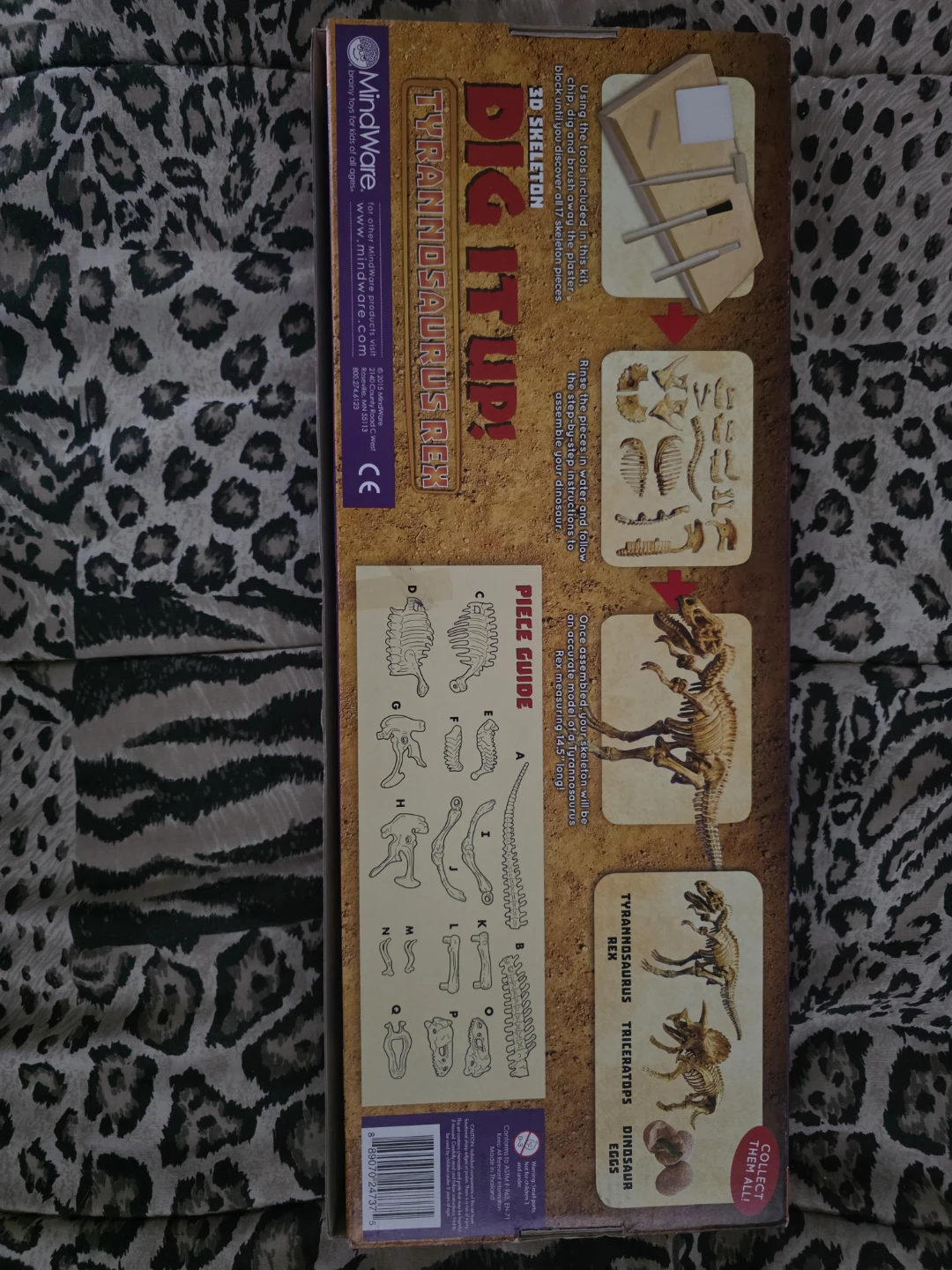 MindWare Dig It Up! Tyrannosaurus Rex 3D Skeleton Kit - photo 3