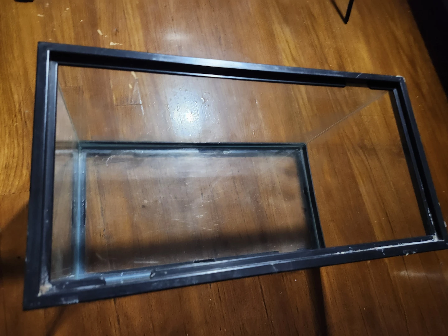 Glass Aquarium Tank 5 gallon (great cond No leak) - photo 2