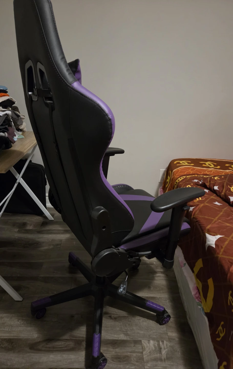 DARKECHO Gaming Chair - Purple and Black - photo 2