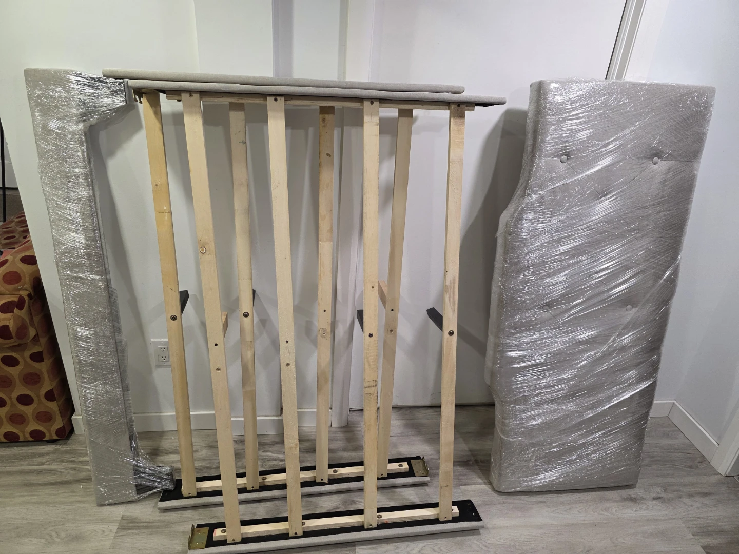Full Size Upholstered Bed Frame – Elegant & Sturdy Design - photo 2