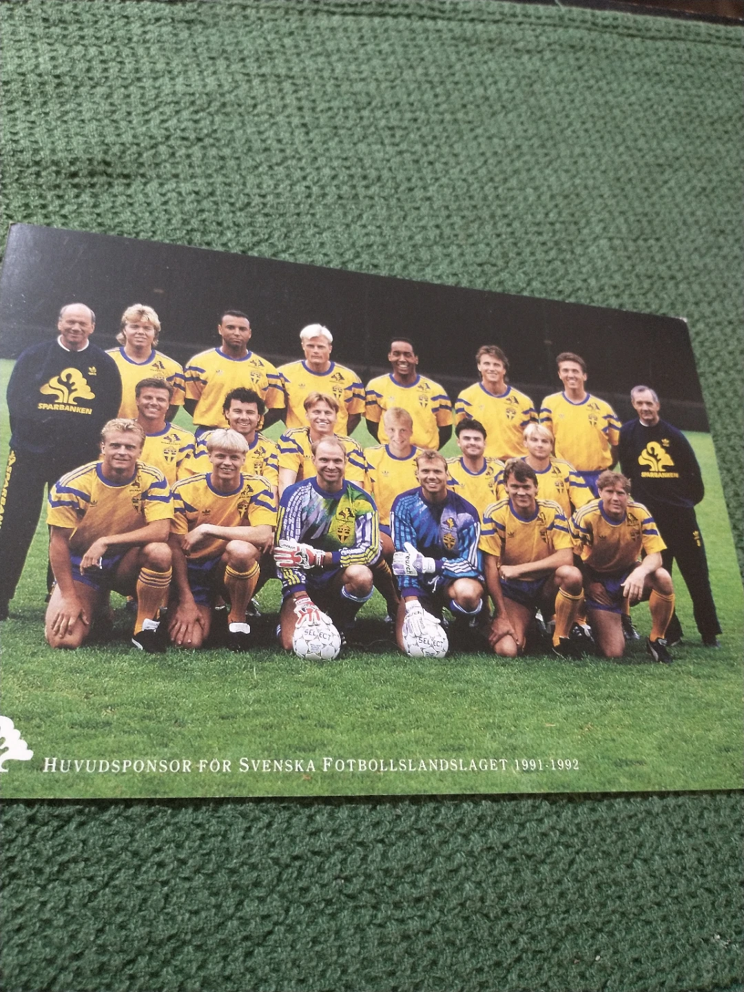 1990, 1991-92 Sweden National Football Team Pictures - photo 2