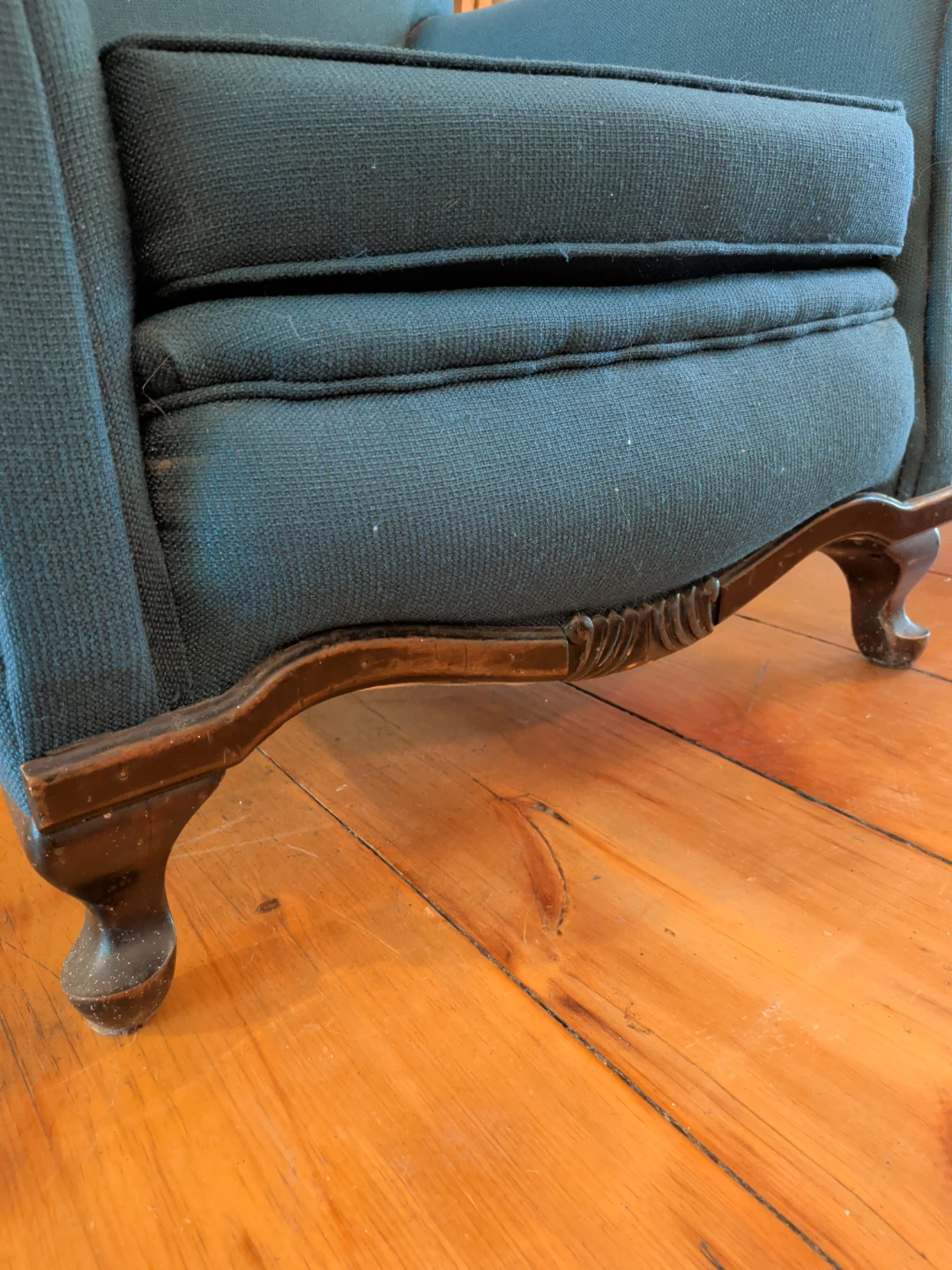 Teal Upholstered Armchair - photo 4