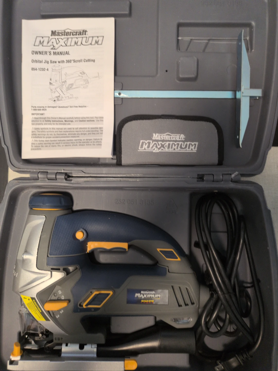 Mastercraft Maximum Orbital Jigsaw 360 Scroll Cutter