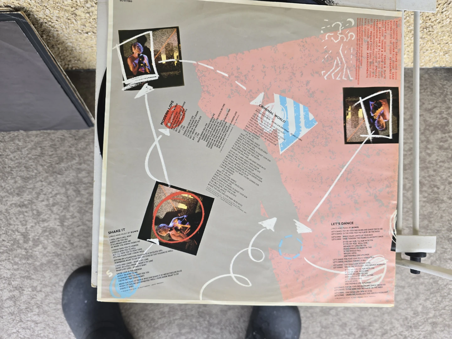 David Bowie - Let's Dance -Vinyl album. - photo 3