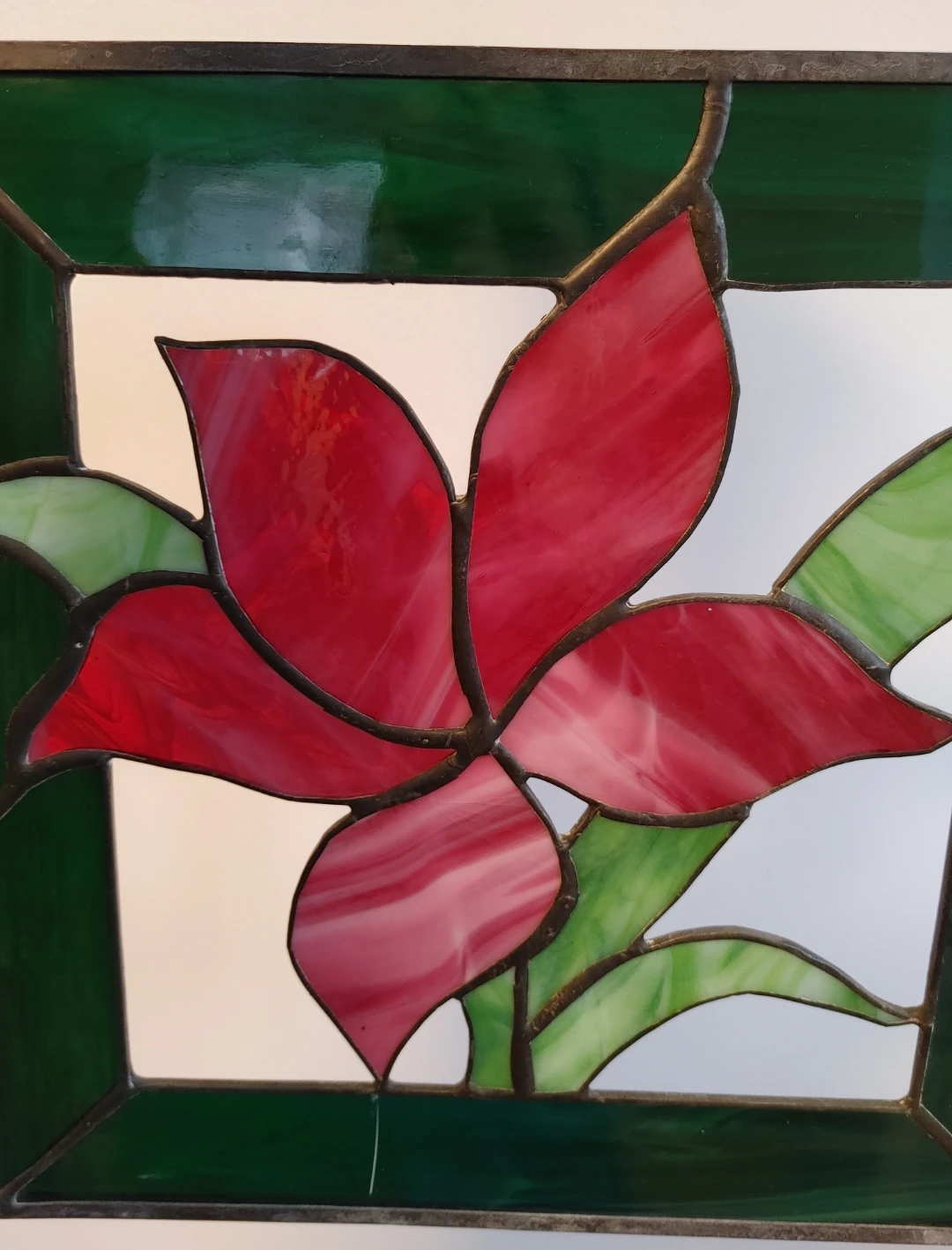 Stained Glass Flower Suncatcher - photo 2