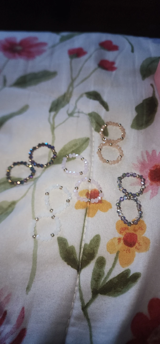 Beaded Rings Set