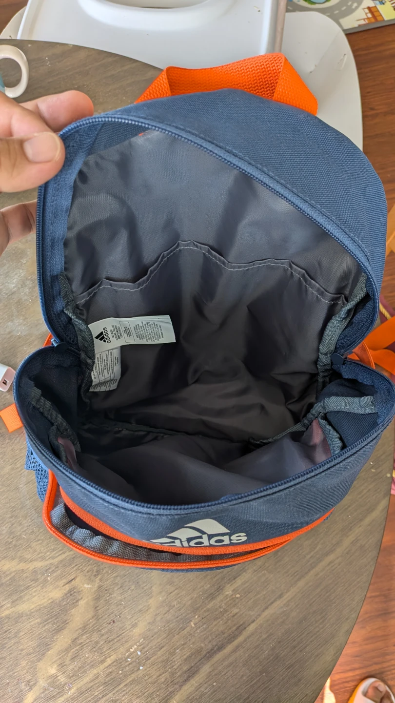 NEW - Adidas Backpack Blue/Orange - photo 4