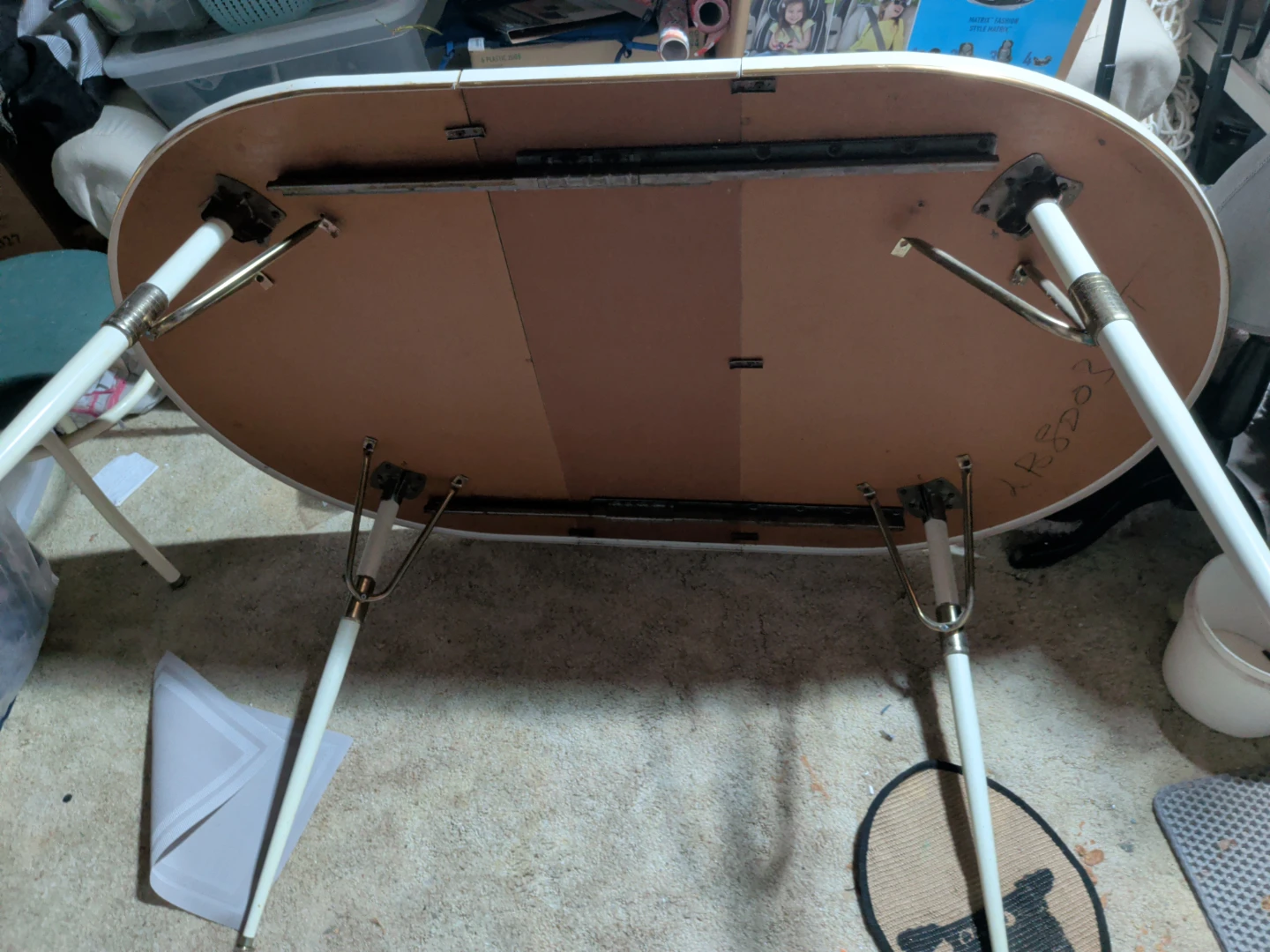 Vintage Kitchen Table & 2 Chairs