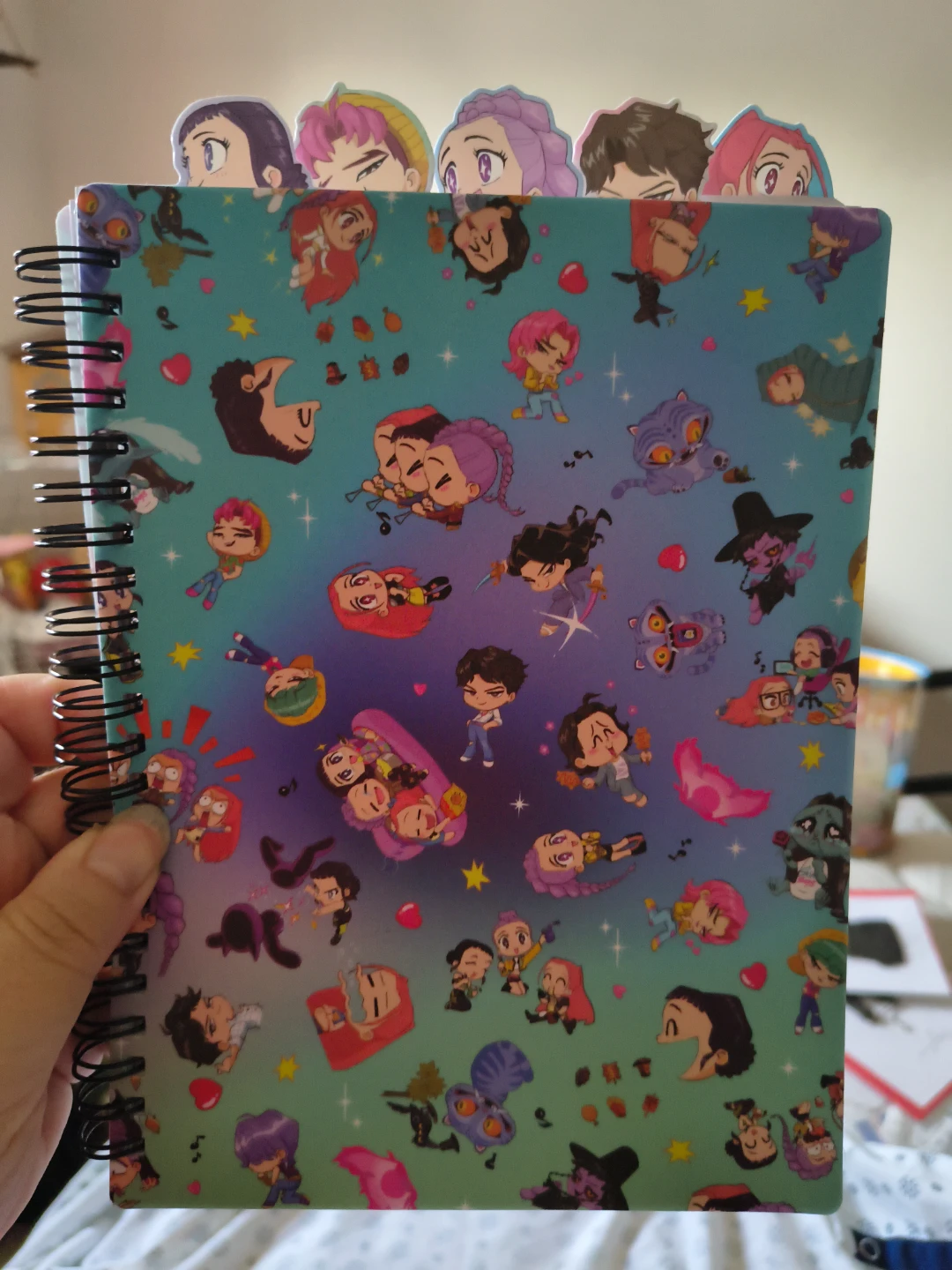 Netflix K-Pop Demon Hunters Notebook and Puffy Stickers - photo 2