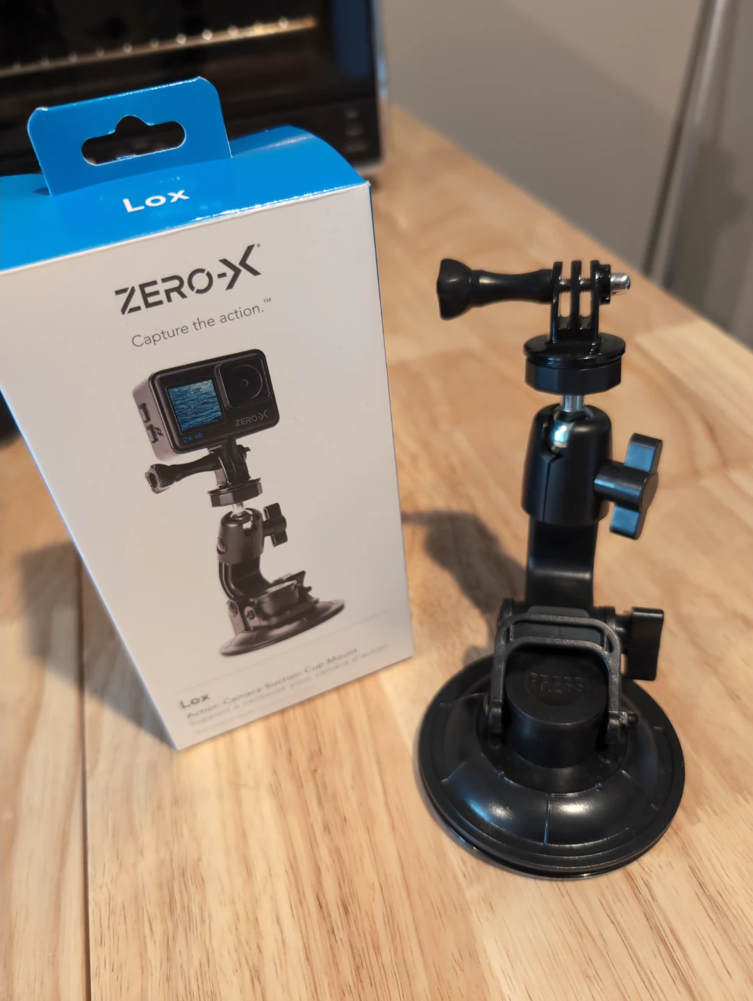 Lox ZERO-X Action Camera Suction Cup Mount