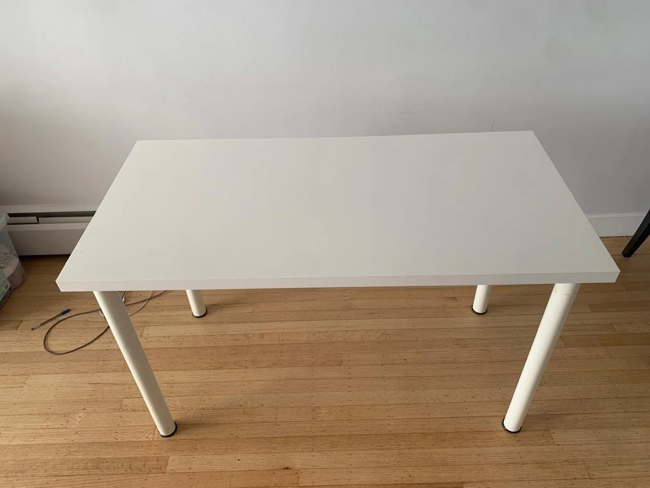 White IKEA Desk