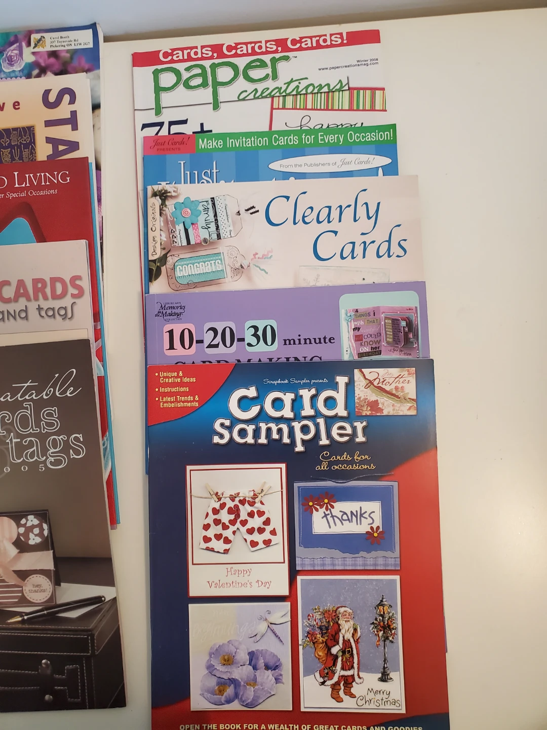 Lot of 15 Card Making and Paper Crafting Magazines and Books - photo 4