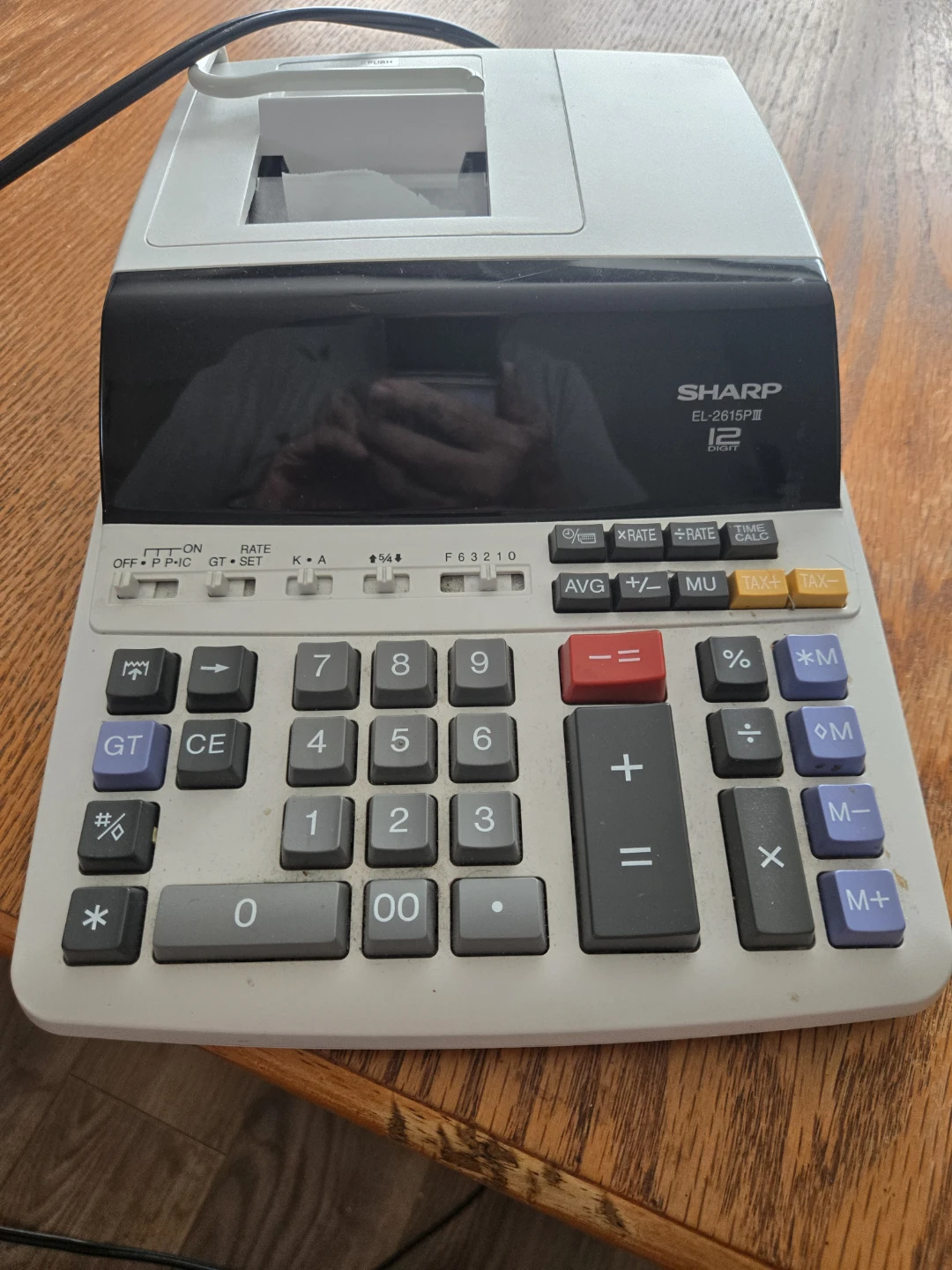 Sharp EL-2615P III 12-Digit Printing Calculator