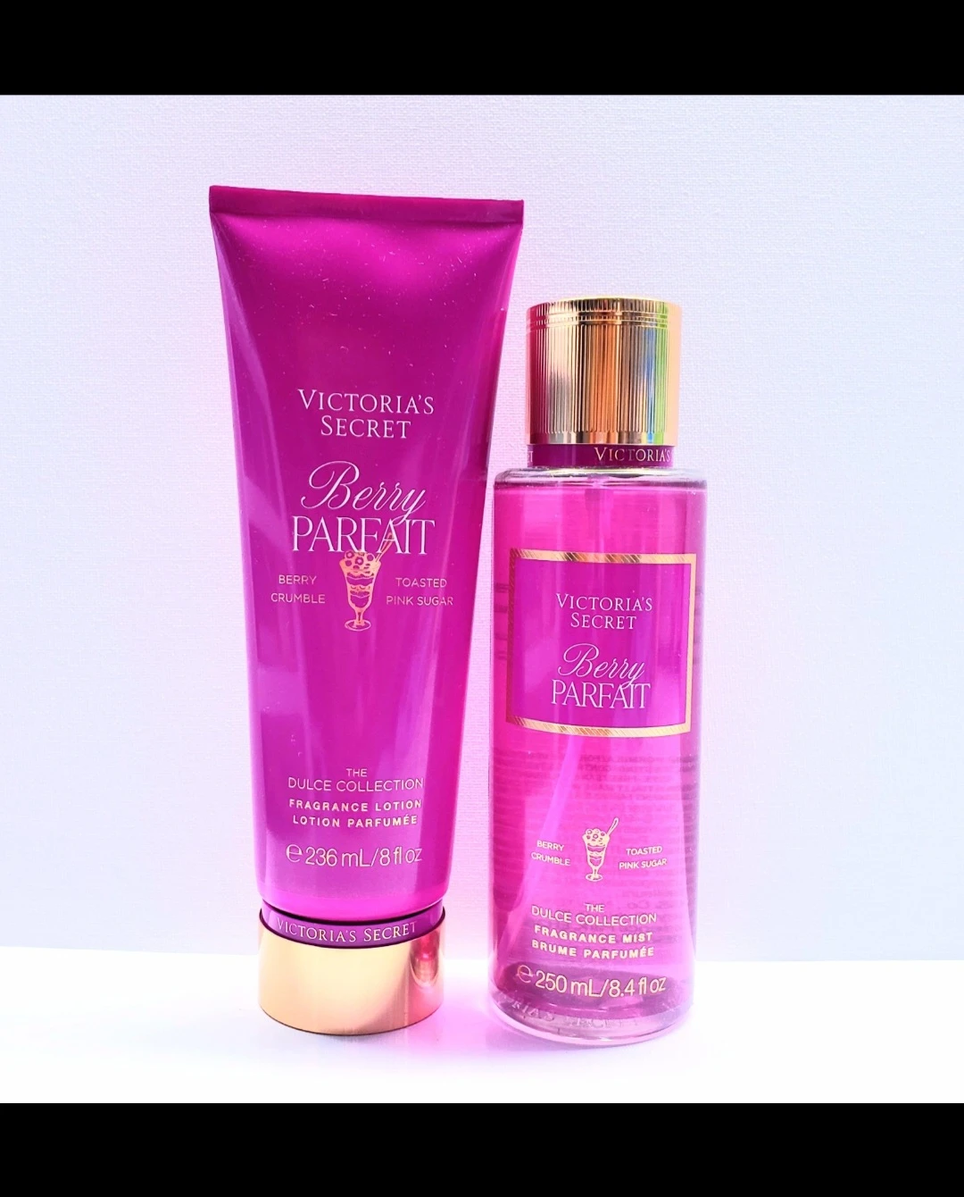 Victoria's Secret Berry Parfait Fragrance Mist & Lotion Set