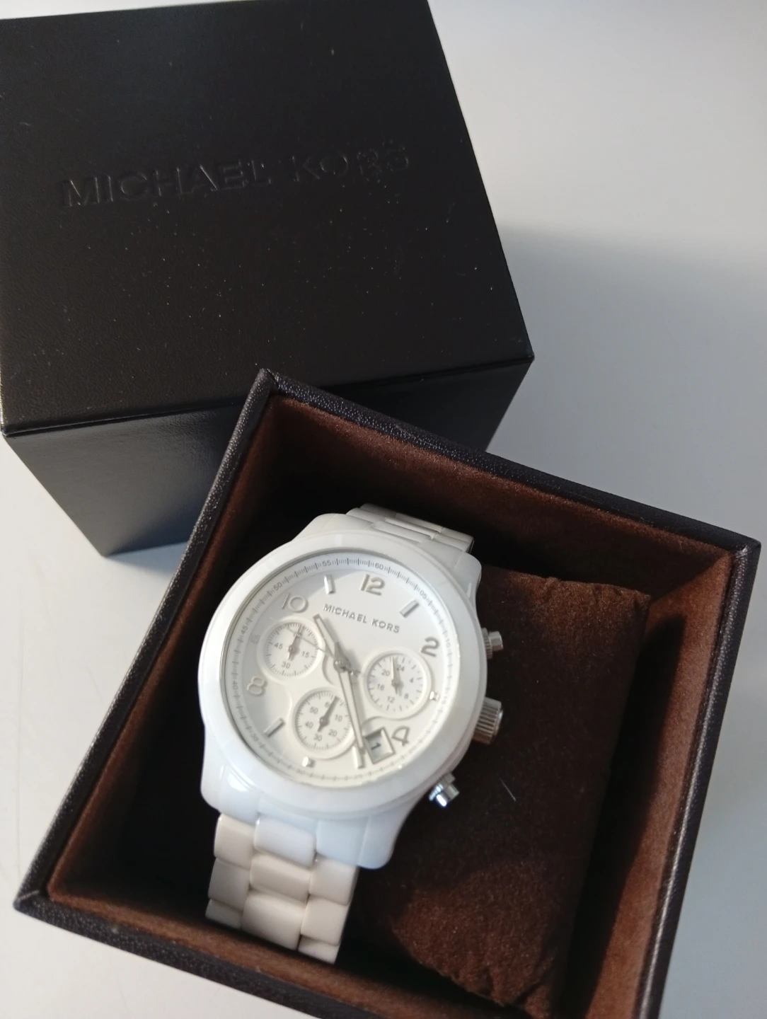 Michael Kors White Ceramic Watch
