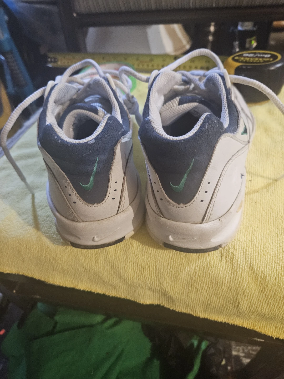 White Nike running shoes - photo 4