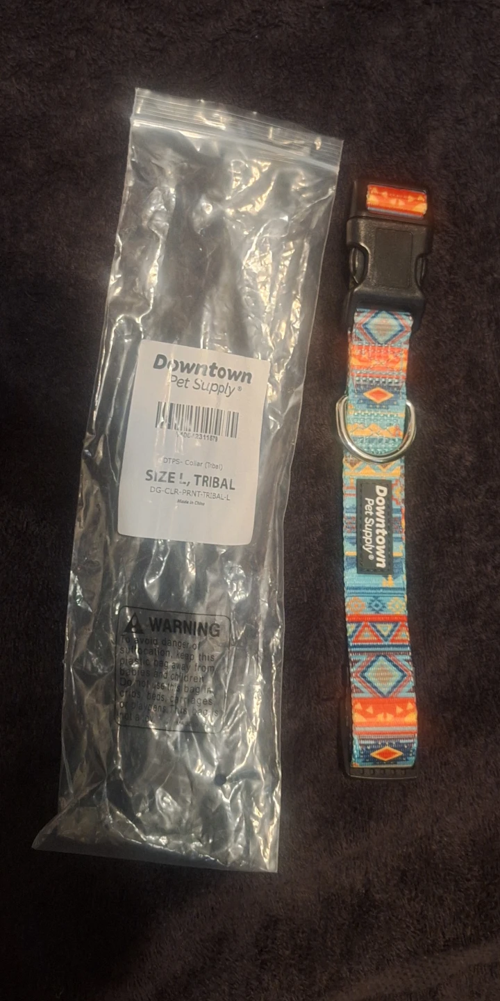 Dog collar and leash - photo 3