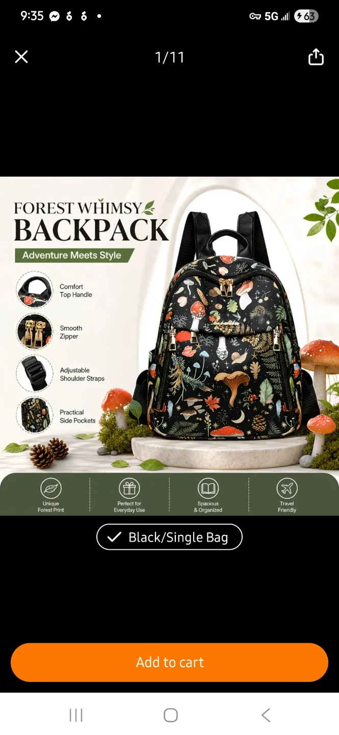 Forest Whimsy Backpack - photo 2