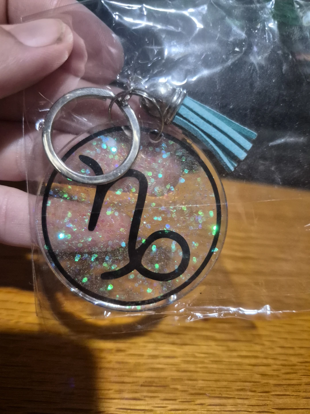 Capricorn Zodiac Keychain with Tassel
