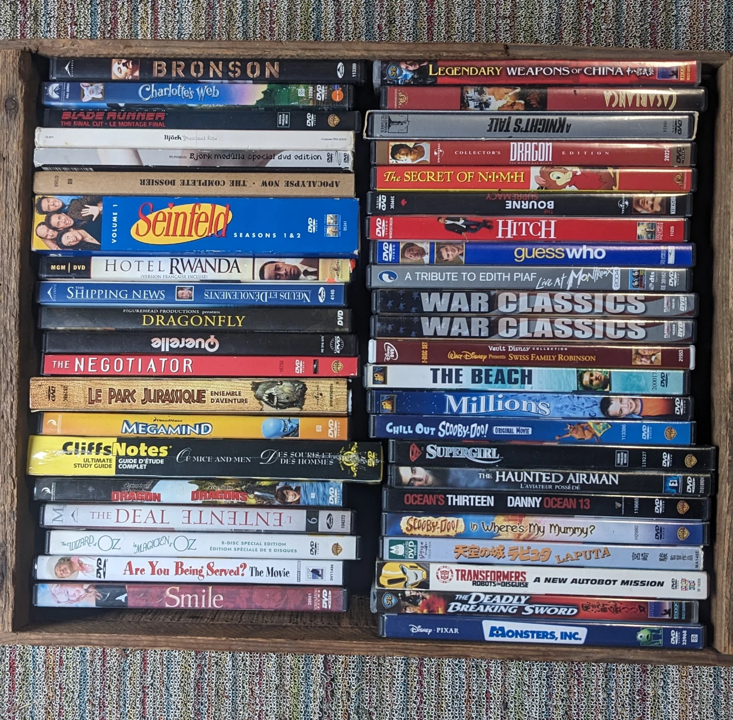 DVDs - Seinfeld, The Wizard of Oz, Dragonheart, and more