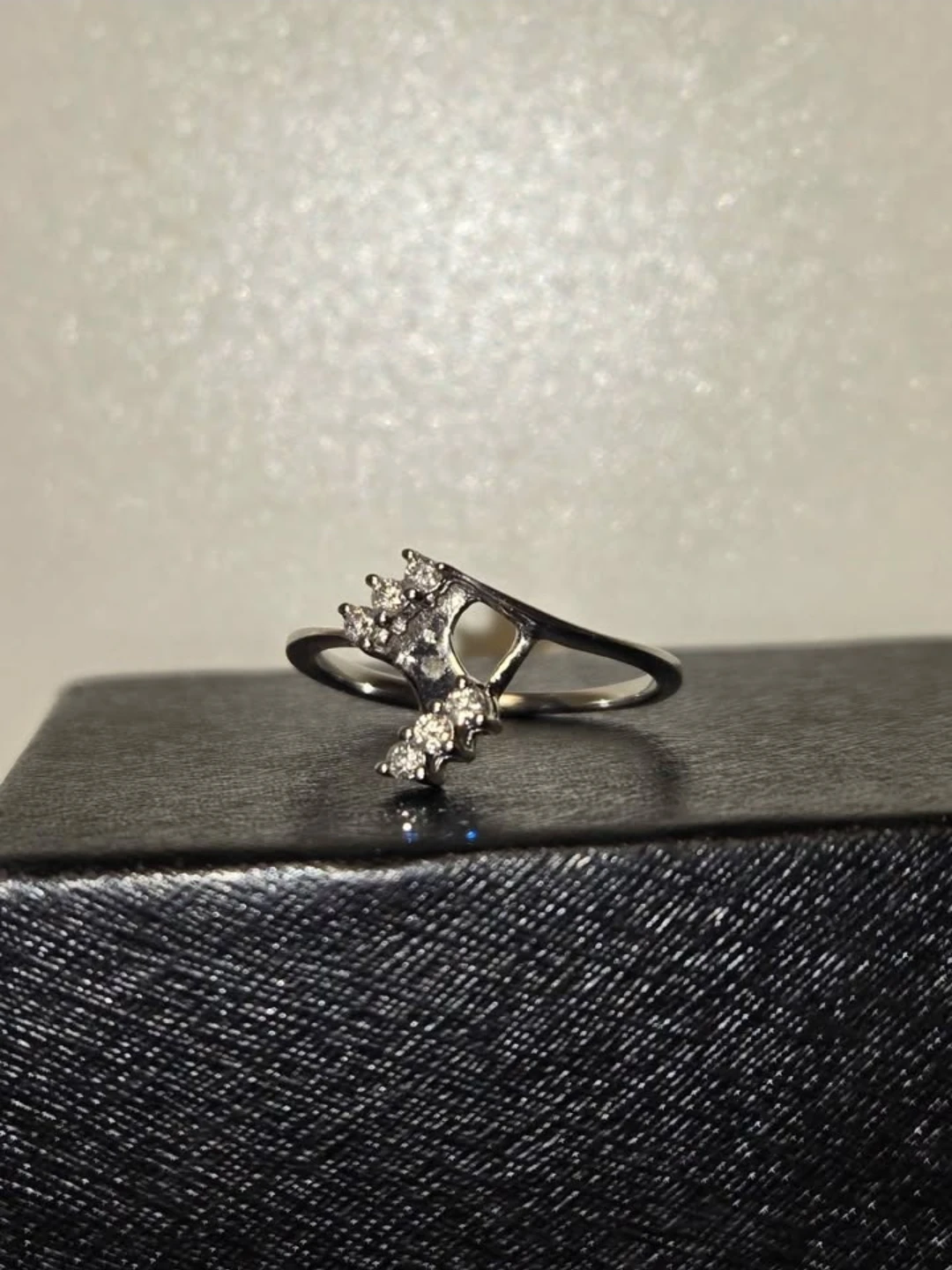 14K White Gold Diamond Ring Set - photo 2