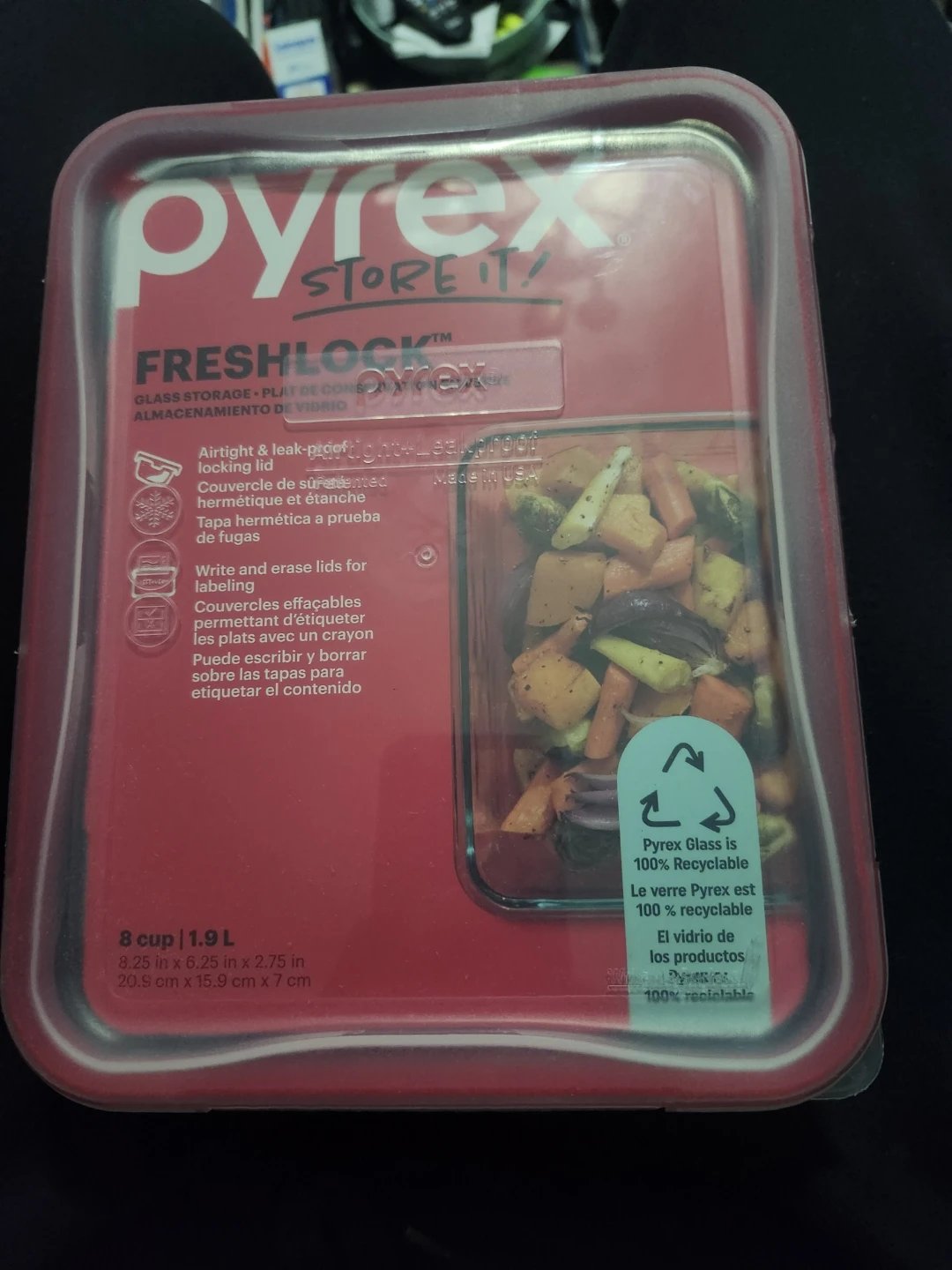Pyrex Freshlock Glass Storage Container