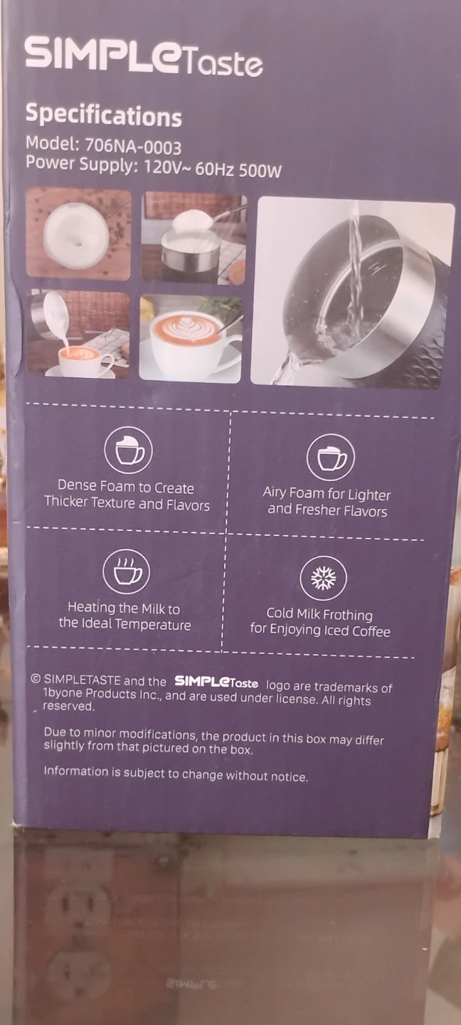 BNIB Simpletaste Milk Frother - photo 4