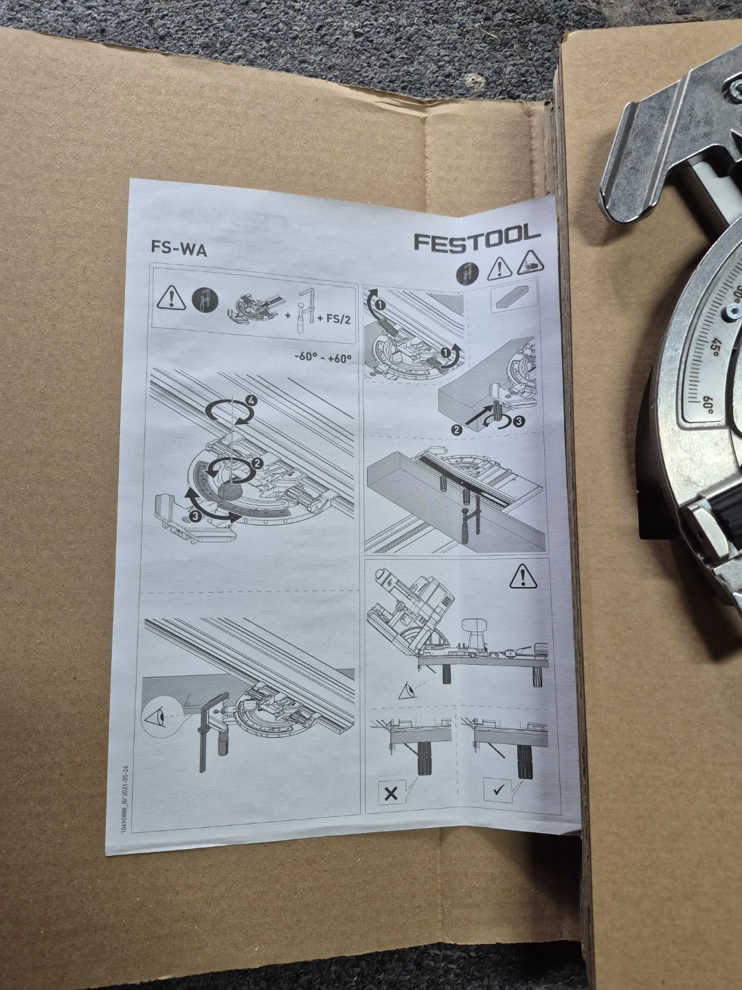 Festool FS-WA Angle Guide