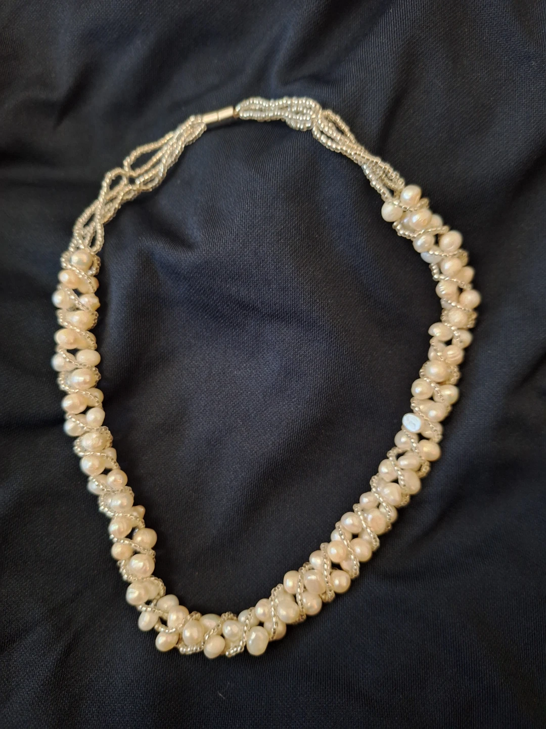 Fresh water Pearl and Bead 17" Necklace with Gift Box - photo 2