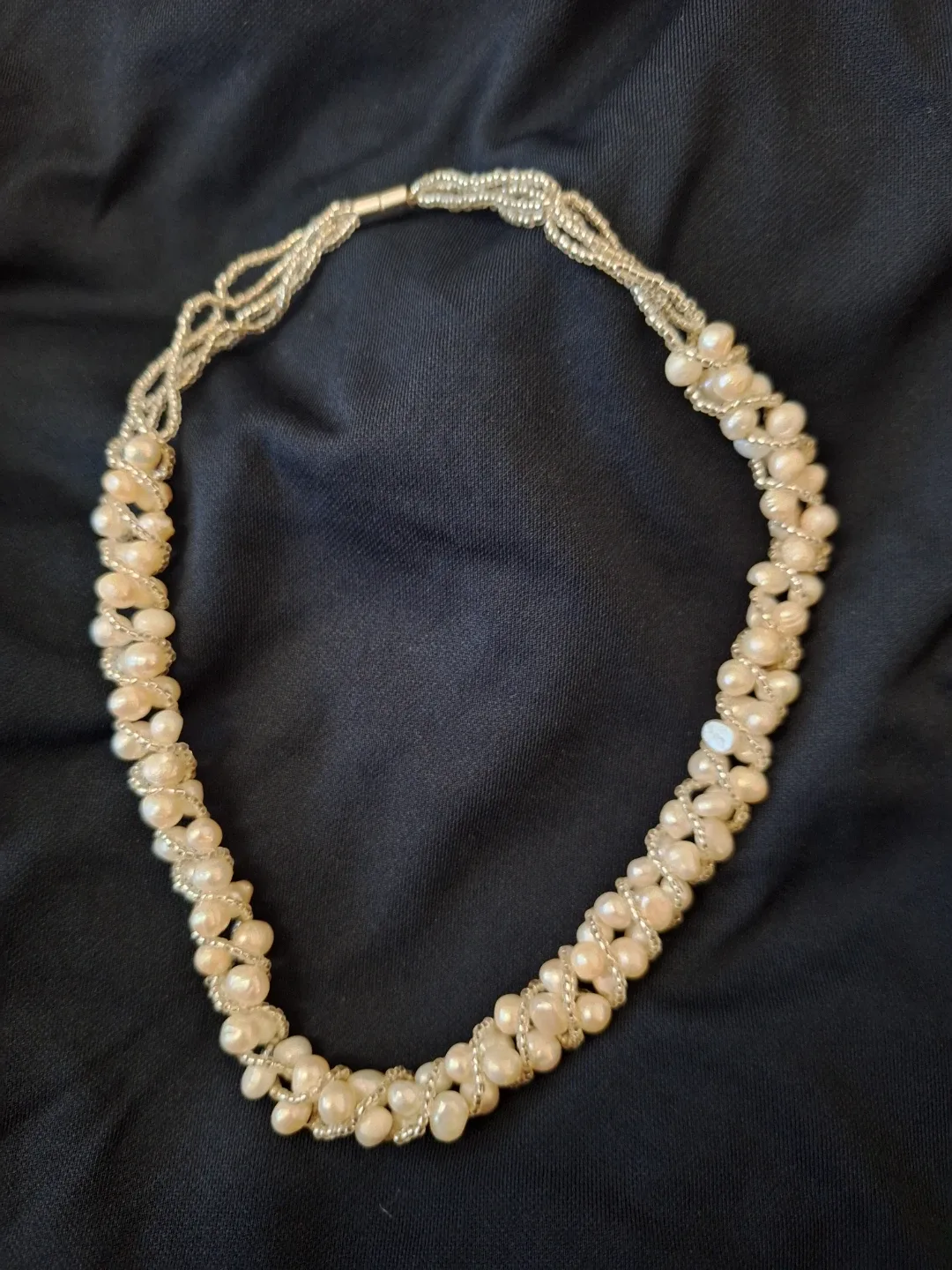 Fresh water Pearl and Bead 17" Necklace with Gift Box - photo 2