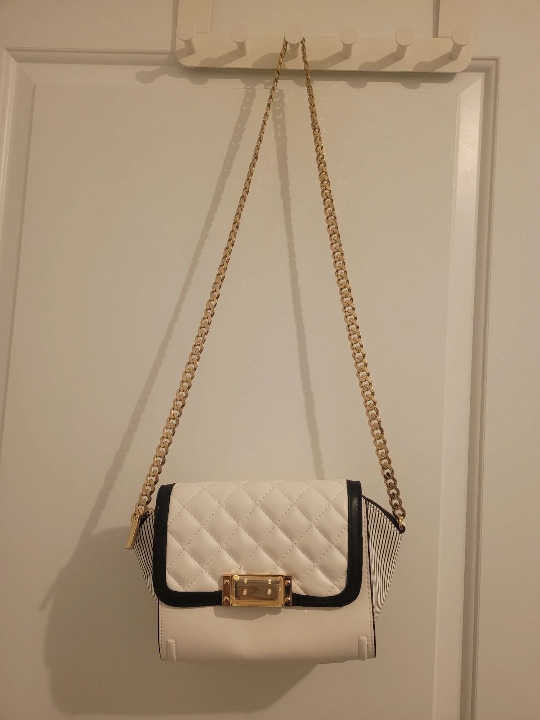 Zara Basic Collection Quilted Crossbody Bag