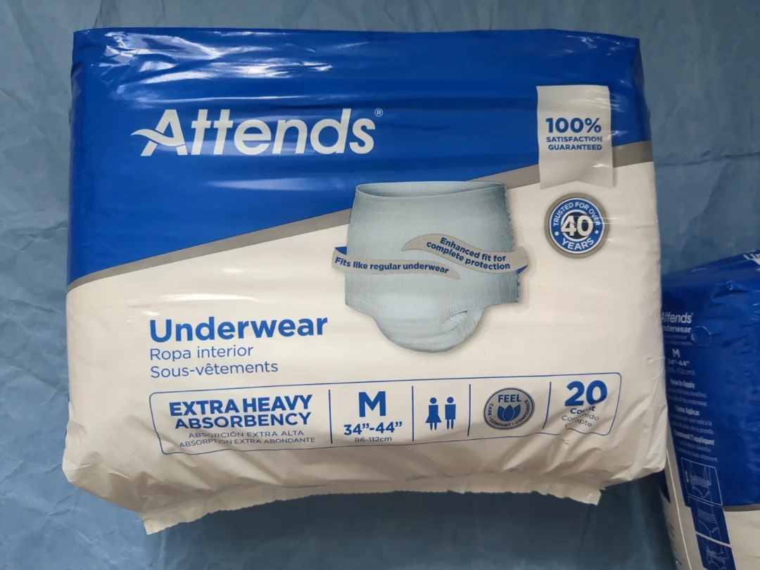Adult diapers/ underwear  Size M - 20ct/pack