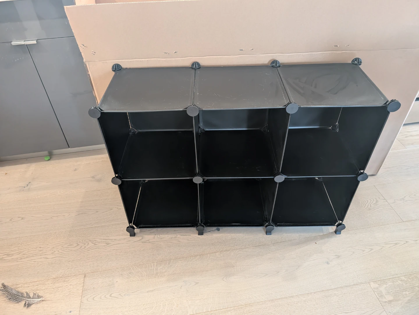 Black Cube Storage Shelf - photo 2