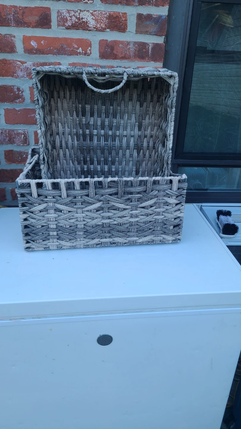 Woven Storage Baskets - Set of 2 - photo 4