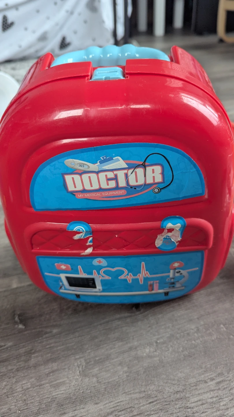 Kids Doctor Backpack & Cleaning Toy Set - photo 2