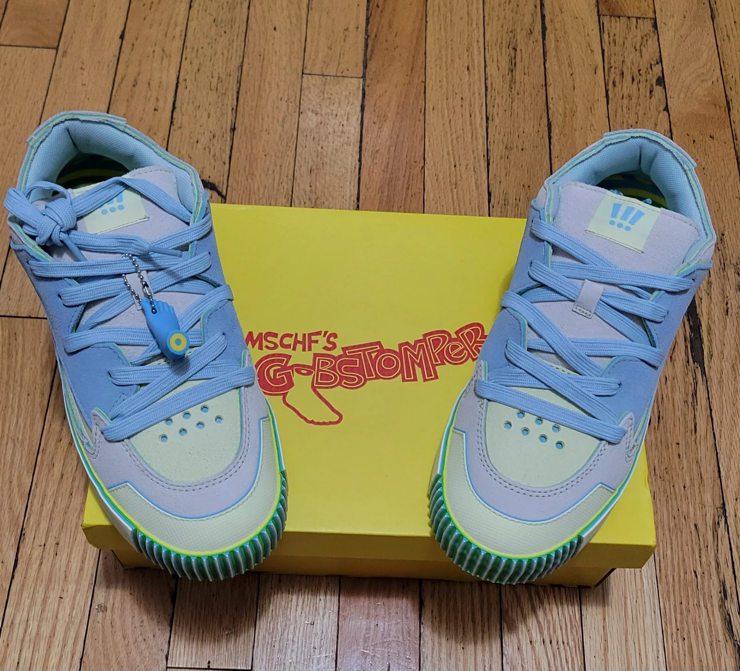 MSCHF GOBSTOMPER "Off Lemon" Sneakers Size 10